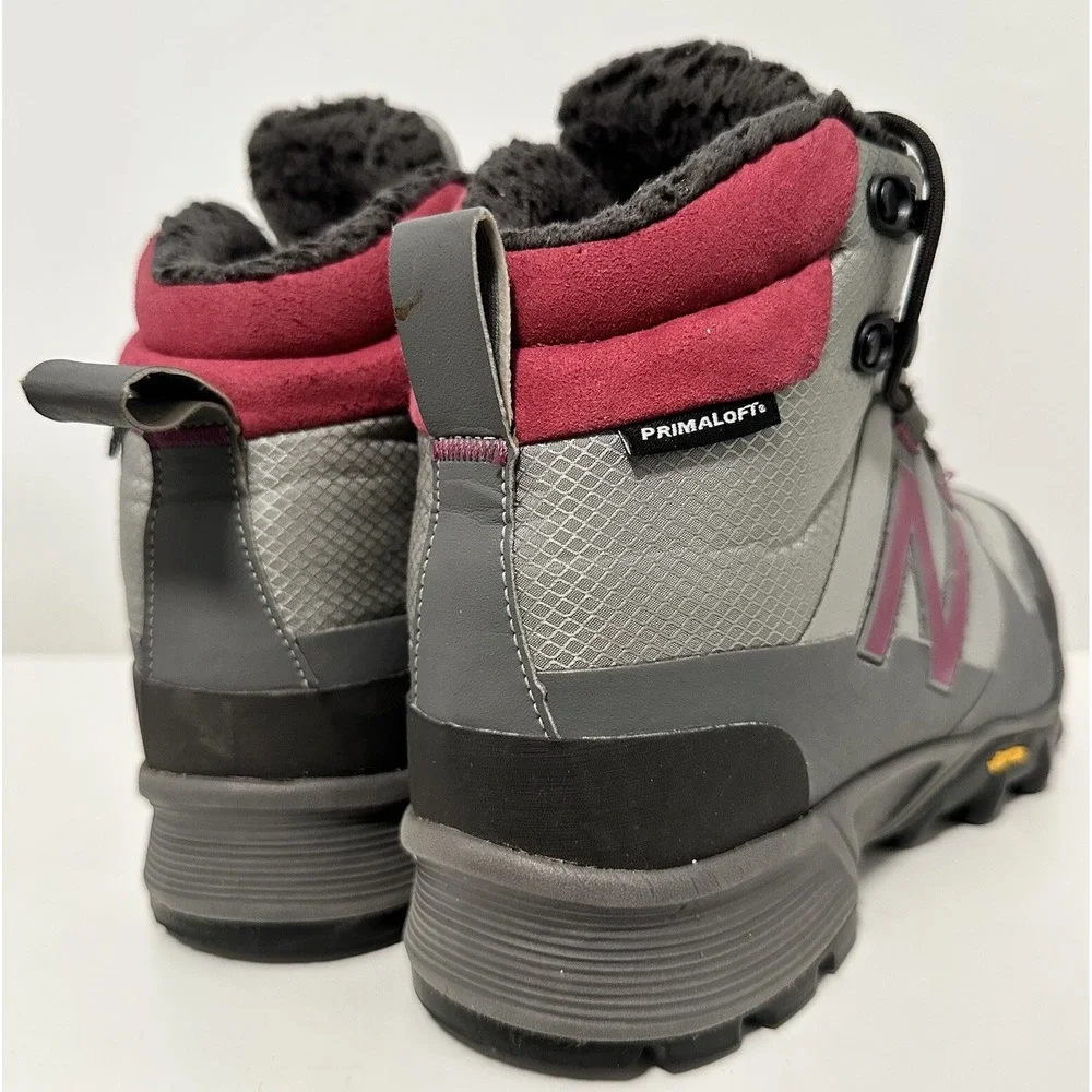 New Balance Boots Primaloft Womens US‎ 7 B Vibram Soles Winter Hiking Gray Shoes